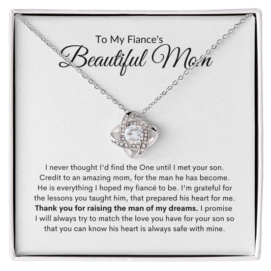 To My Fiance's Beautiful Mom | Love Knot Necklace - JENACDirect