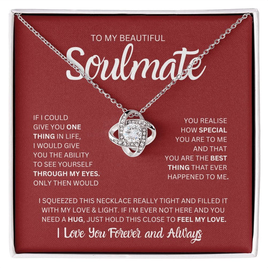 My Beautiful Soulmate Love Knot Necklace - JENACDirect