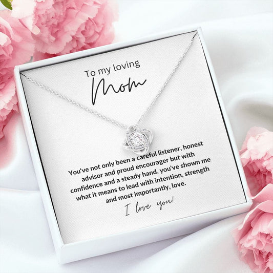 To My Loving Mom | Love Knot Necklace - JENACDirect