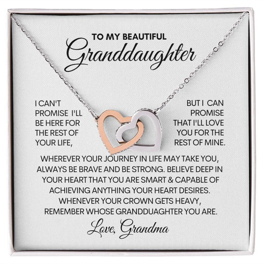 My Beautiful Granddaughter | Interlocking Necklace - JENACDirect