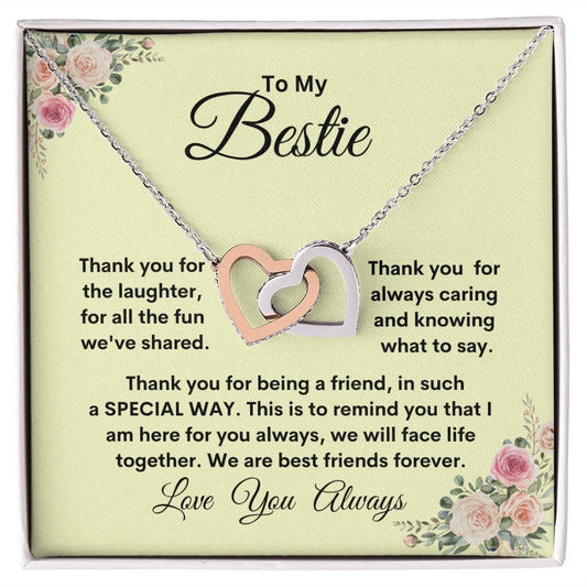 To My Bestie | Interlocking Necklace - JENACDirect