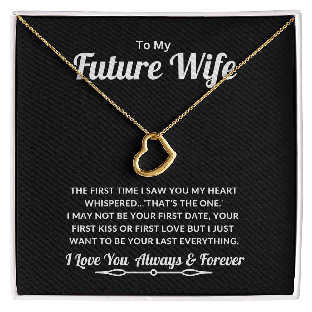 Future Wife Delicate Heart Neckalce - JENACDirect