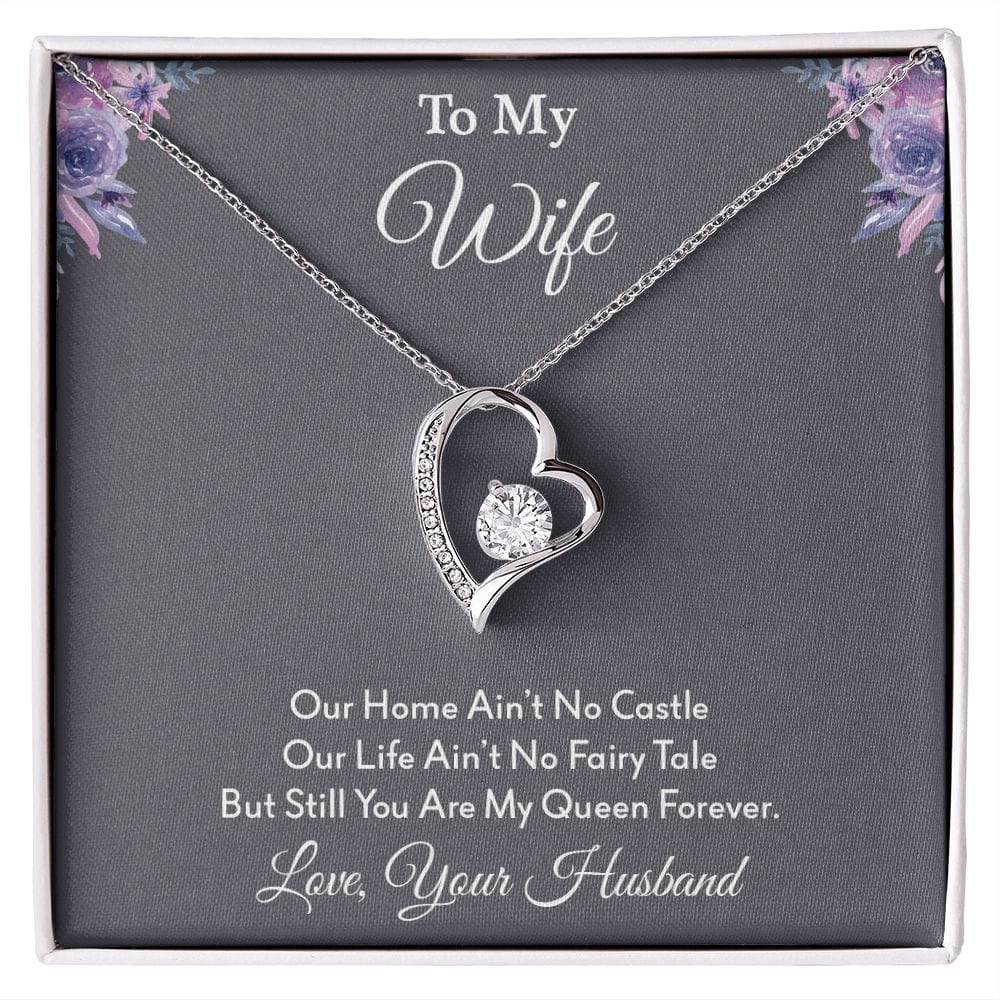 My Wife | You are my queen - Forever Love Necklace - JENACDirect