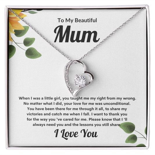 My Beautiful Mum Forever Love Necklace - JENACDirect