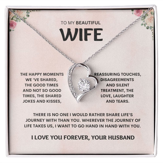 My Beautiful Wife Forever Love Necklace - JENACDirect