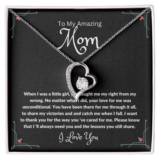 To My Amazing Mom | Forever Love Necklace - JENACDirect