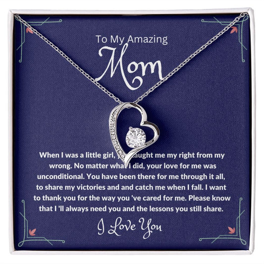To My Amazing Mom | Forever Love Necklace - JENACDirect