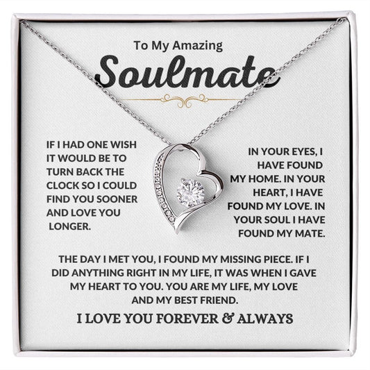 To My Amazing Soulmate - Forever Love Necklace - JENACDirect