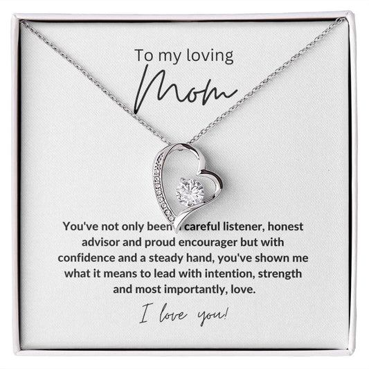 To My Loving Mom | Forever Love Necklace - JENACDirect