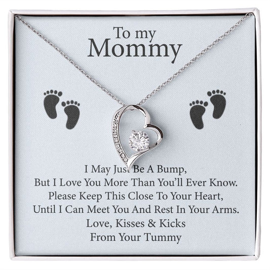 To My Mommy From Your Tummy | Forever Love Necklace - JENACDirect