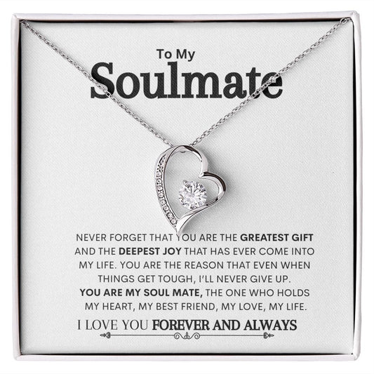 My Soulmate - My Greatest Gift  - Forever Love Necklace - JENACDirect