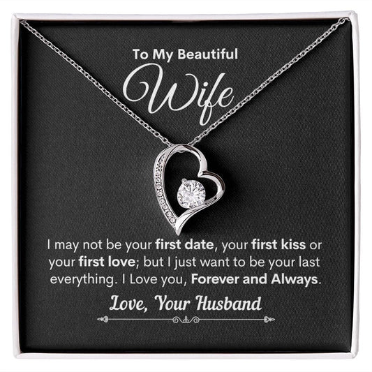 To My Wife - Last Everything - Forever Love Necklace - JENACDirect