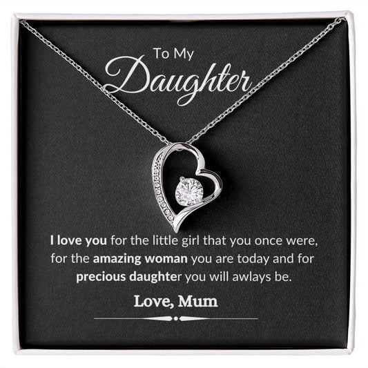 To My Daughter from Mum - Forever Love Necklace - JENACDirect