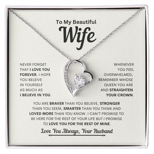 My Beautiful Wife - Forever Love Necklace - JENACDirect