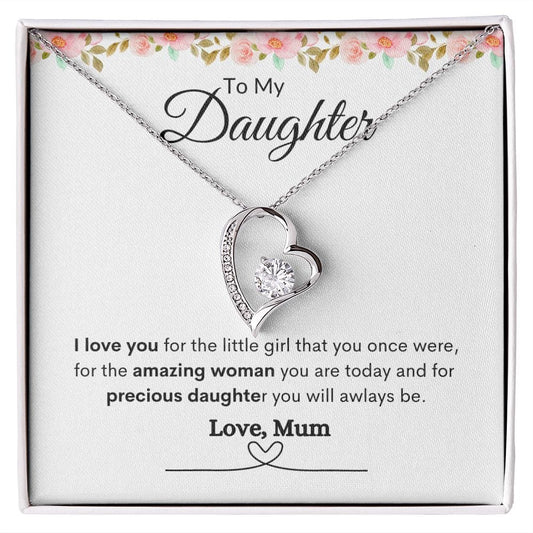 To My Daughter from Mum - Forever Love Necklace - JENACDirect