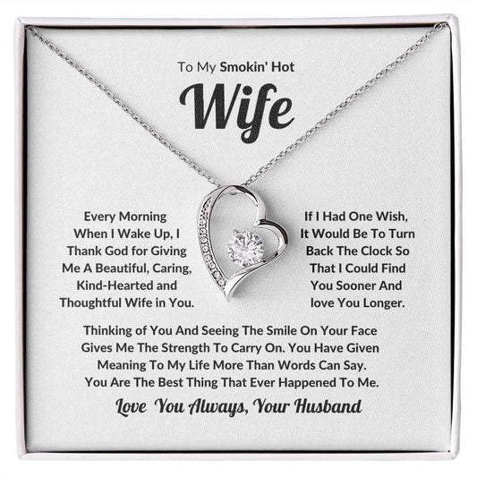 Caring & Kind Hearted Wife Forever Love Necklace - JENACDirect