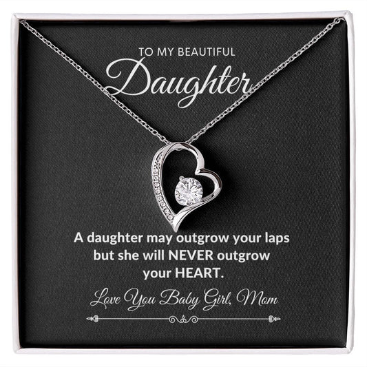 To My Beautiful Daughter - Forever Love Necklace - JENACDirect