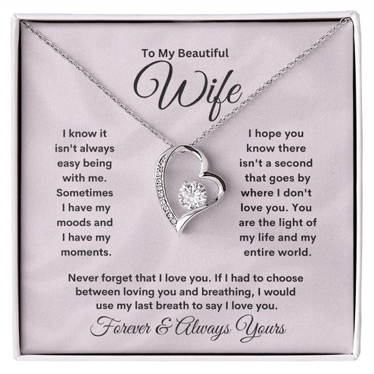 My Beautiful Wife  - Forever Love Necklace - JENACDirect