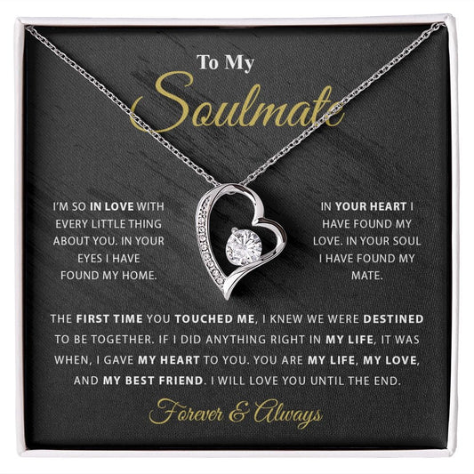 Soulmate, You Complete Me Forever Love Necklace - JENACDirect