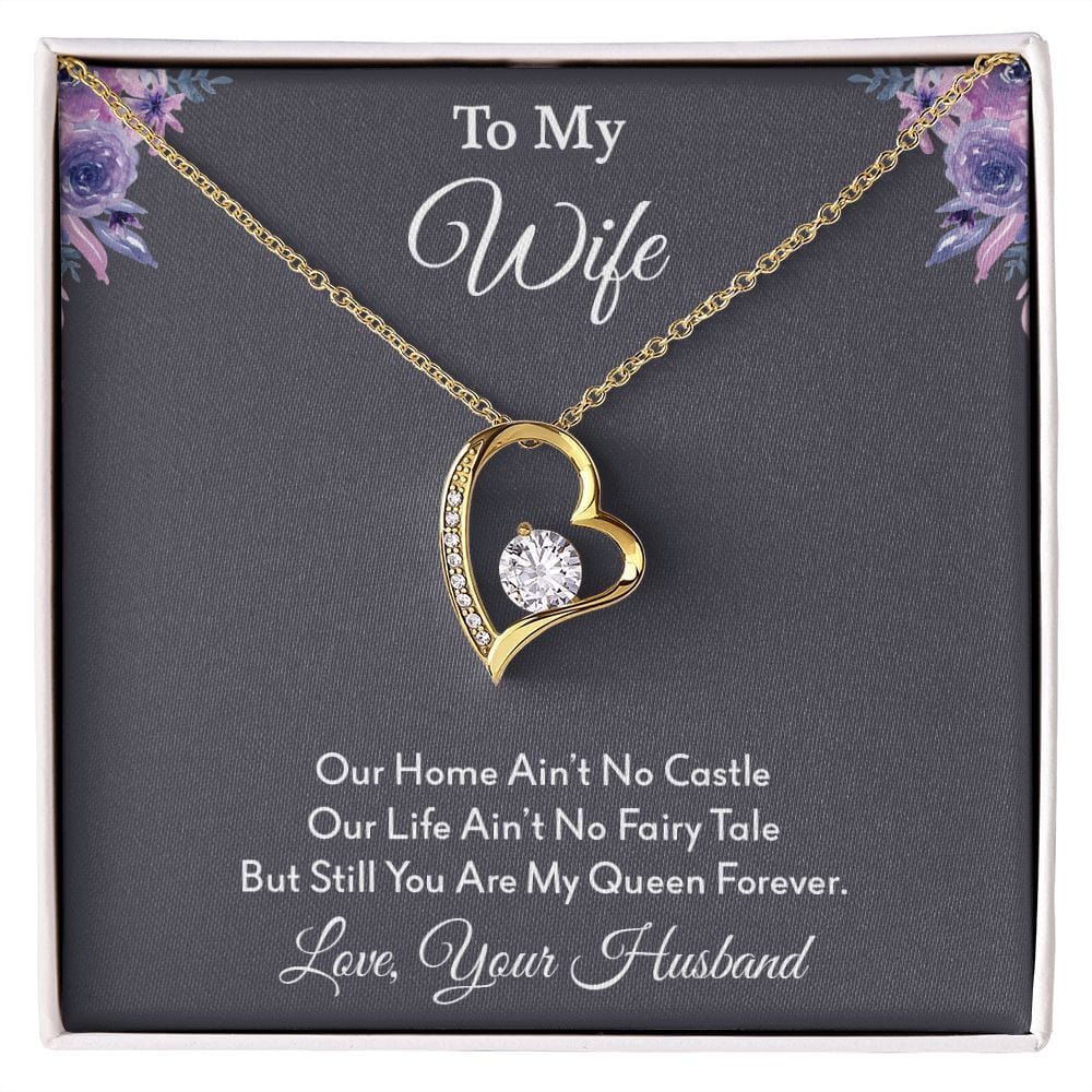 My Wife | You are my queen - Forever Love Necklace - JENACDirect