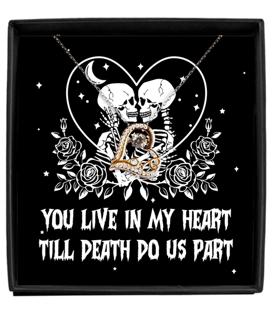 You Live in My Heart | Love Dancing Necklace - JENACDirect