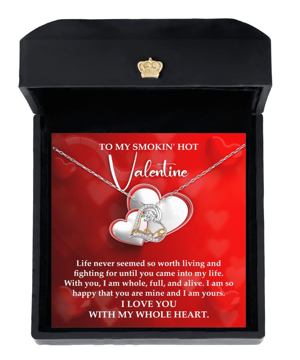 To My Smoking' Hot Valentine | Love Dancing Necklace