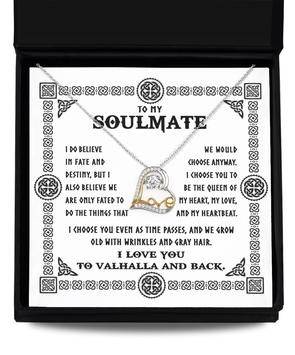 To My Soulmate - Grey Hair | Love Dancing Necklace