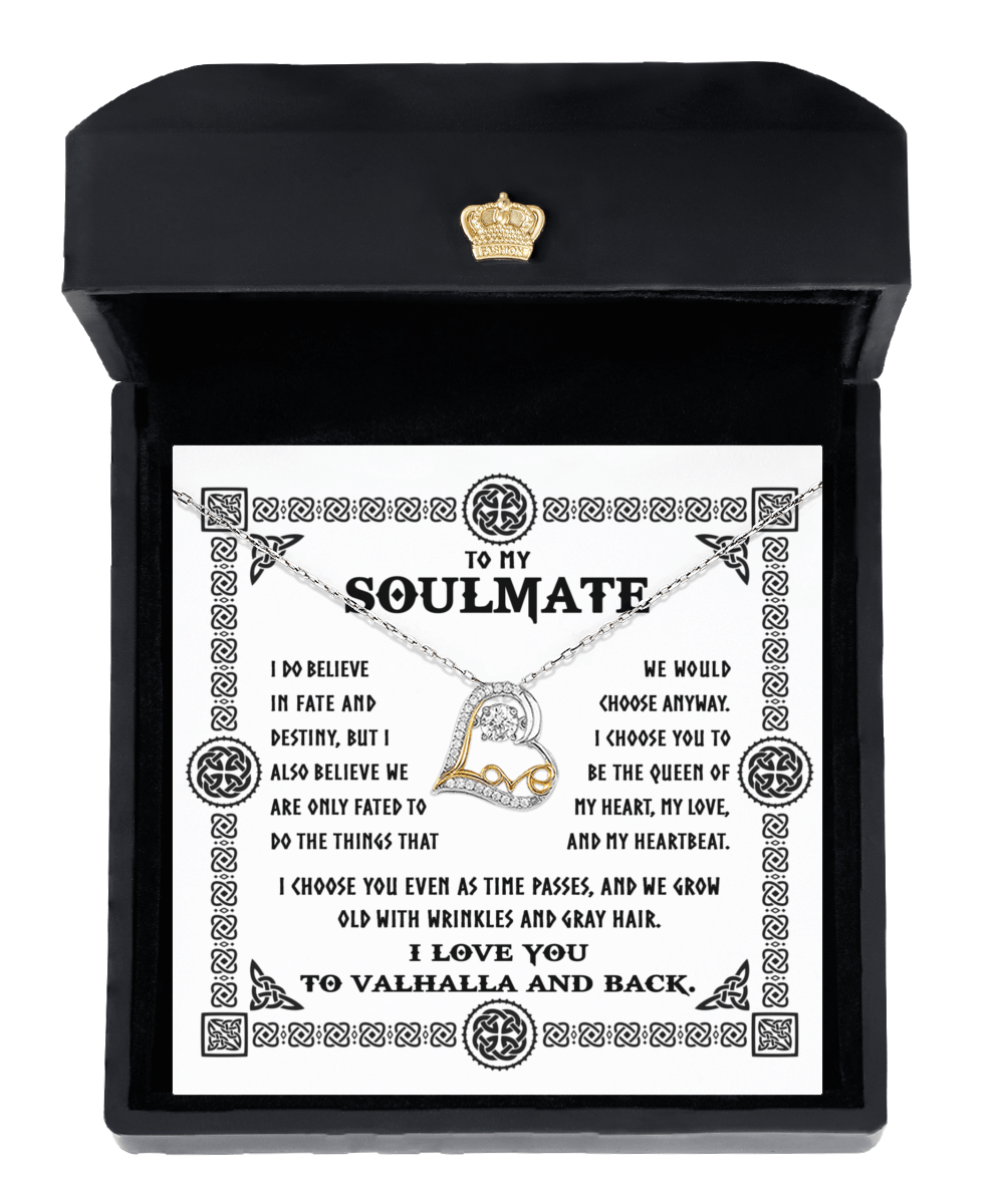 To My Soulmate - Grey Hair | Love Dancing Necklace