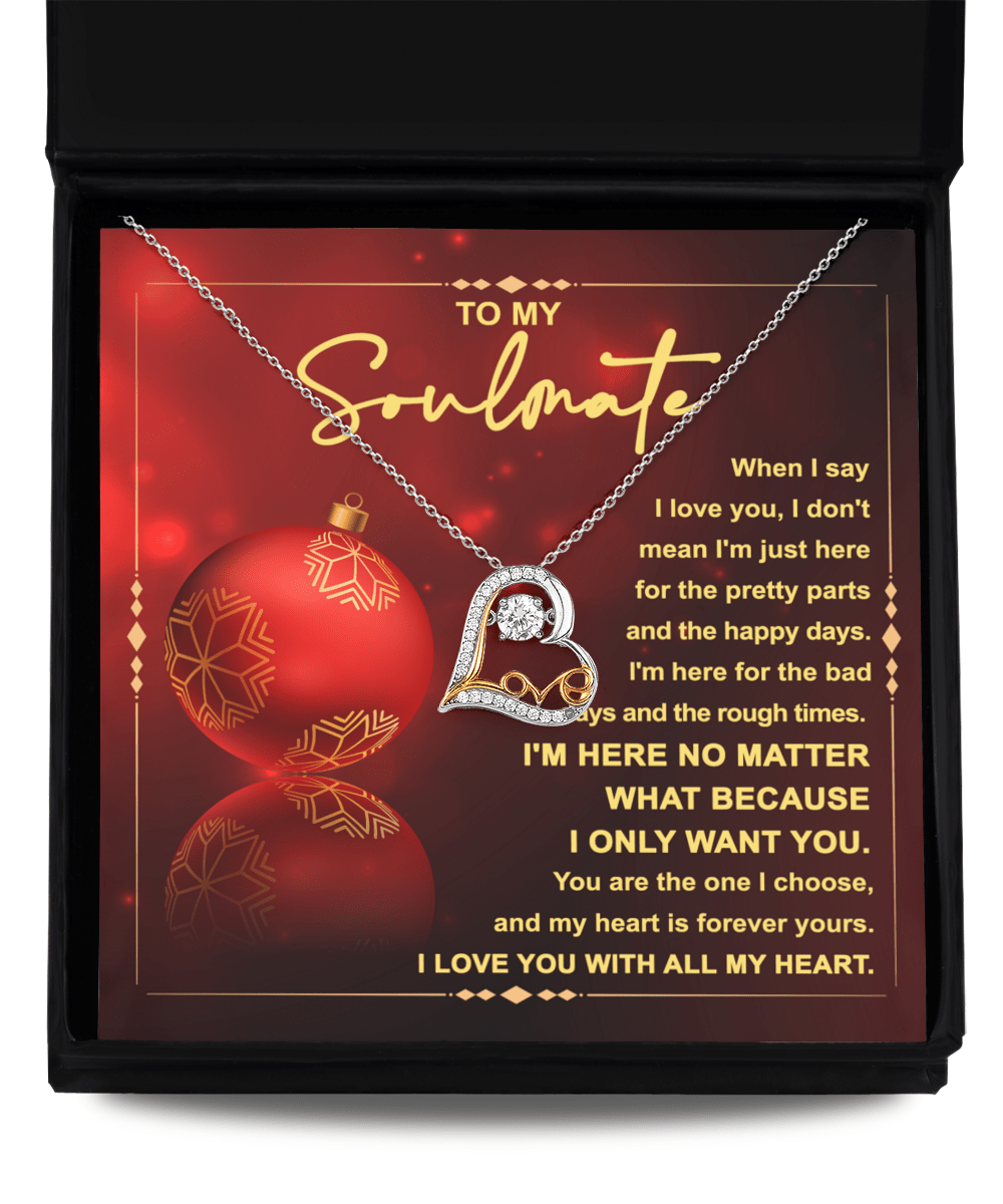 To My Soulmate - I'M Here | Love Dancing Necklace