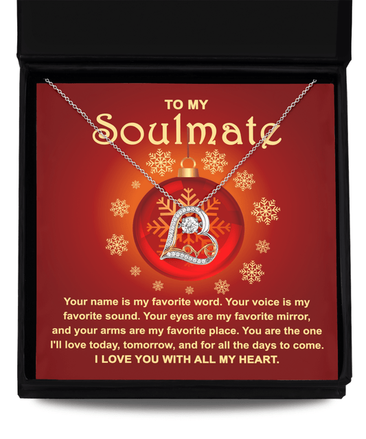 To My Soulmate | Favourite Place | Love Dancing Necklace