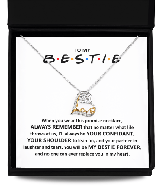 To My Bestie | Promise Love Dancing Necklace