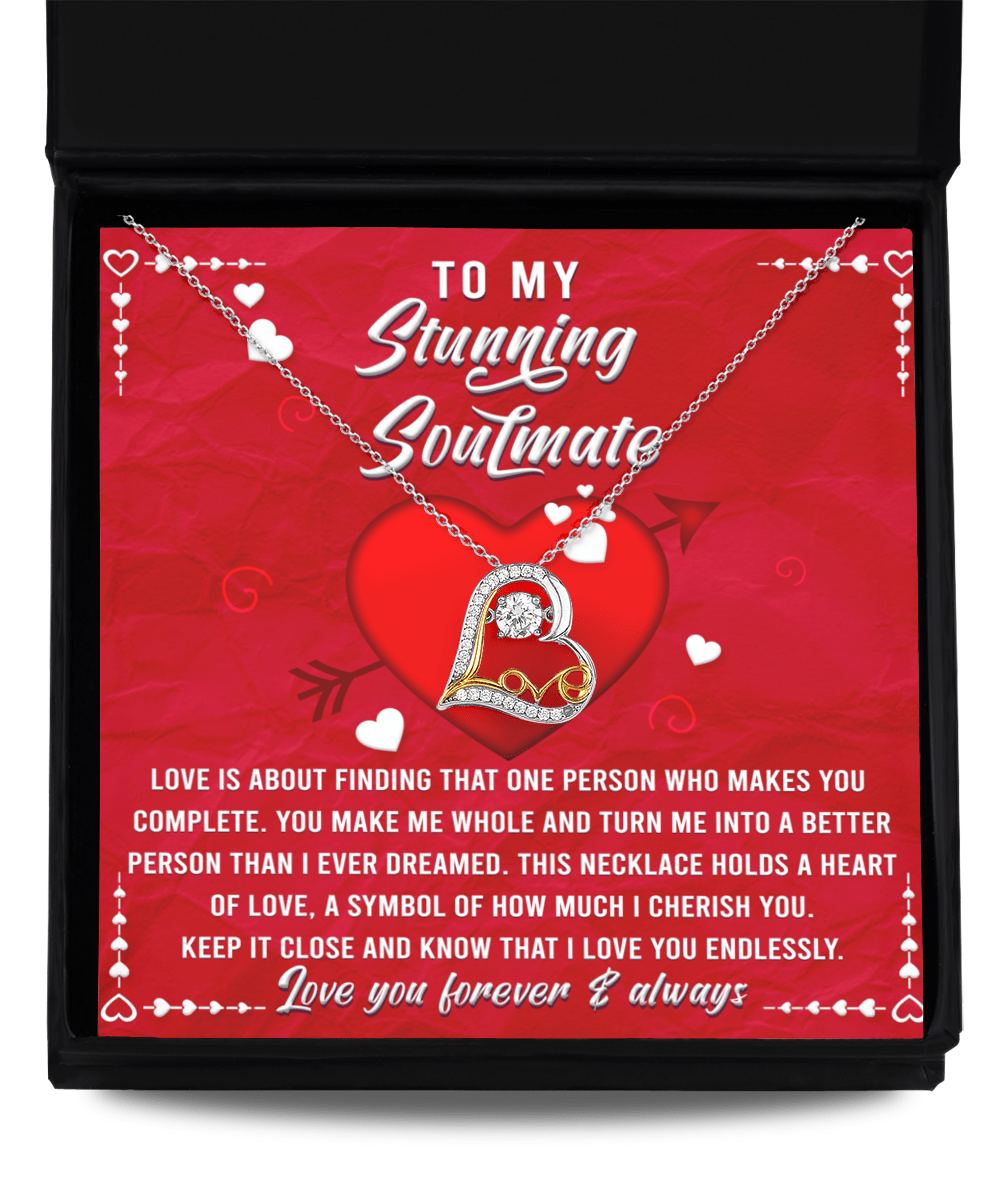 To My Stunning Soulmate | That One Person | Love Dancing Necklace