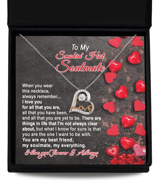 To My Soulmate | The One | Love Dancing Necklace