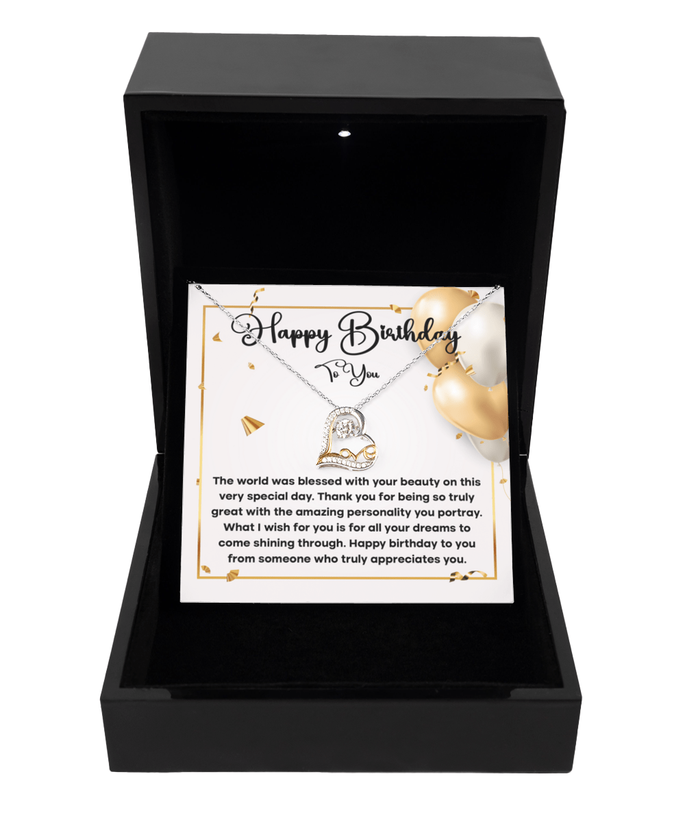 Happy Birthday To You | Love Dancing Necklace