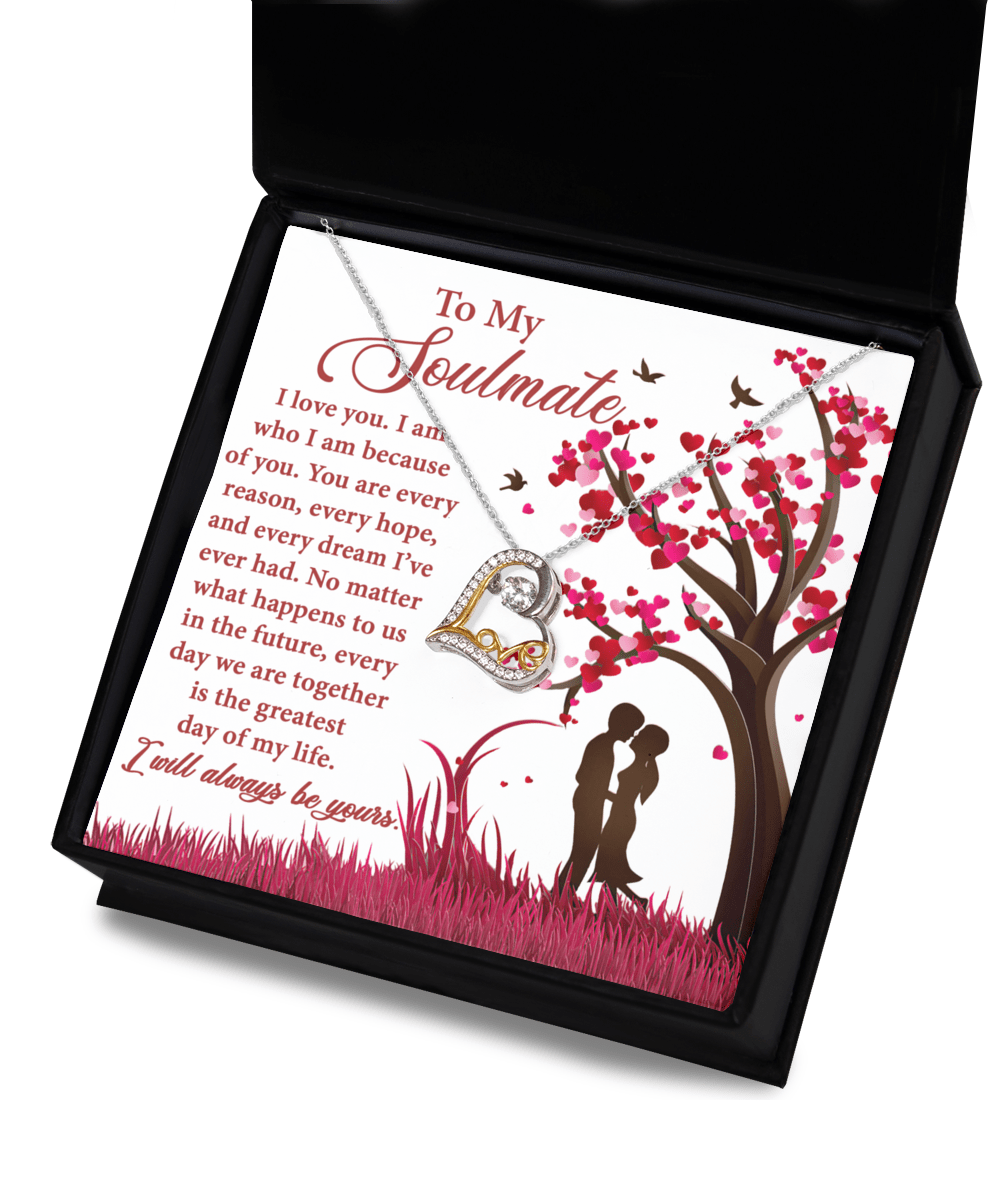 To My Soulmate | Greatest Day | Love Dancing Necklace