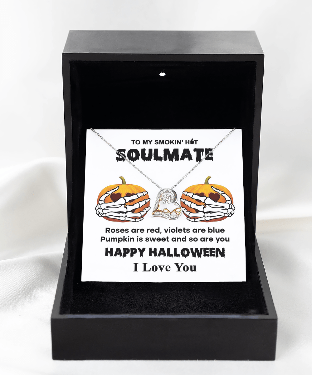 To My Smoking Hot Soulmate | Sweet Pumpkin | Love Dancing Sterling Sliver Necklace - JENACDirect