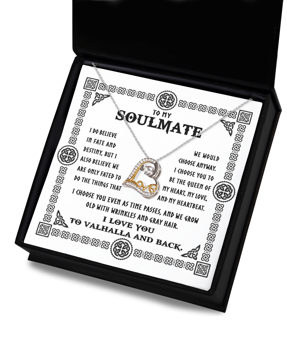 To My Soulmate - Grey Hair | Love Dancing Necklace