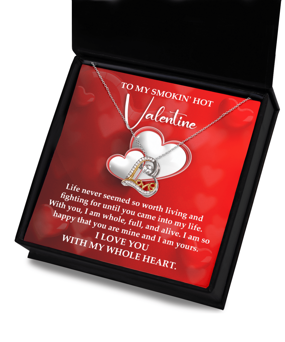 To My Smoking' Hot Valentine | Love Dancing Necklace