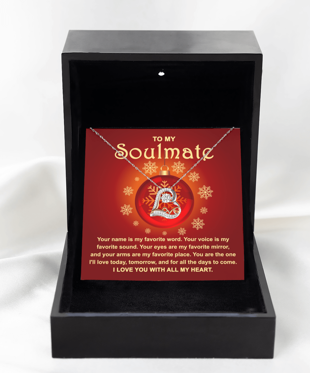 To My Soulmate | Favourite Place | Love Dancing Necklace