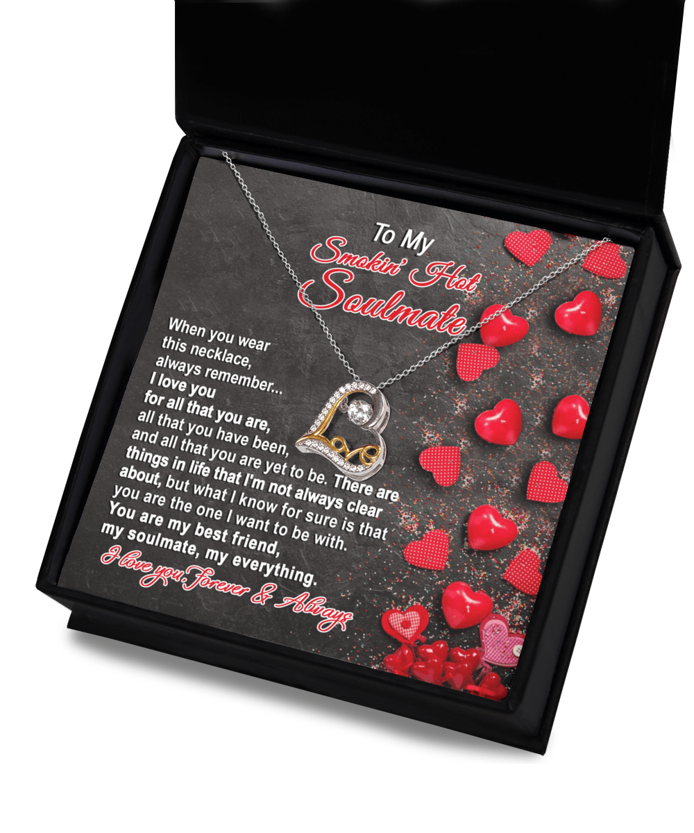 To My Soulmate | The One | Love Dancing Necklace