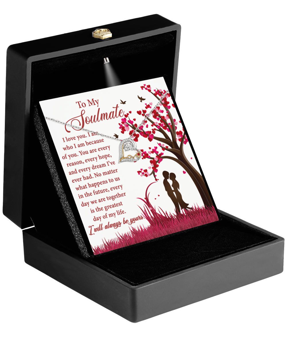 To My Soulmate | Greatest Day | Love Dancing Necklace