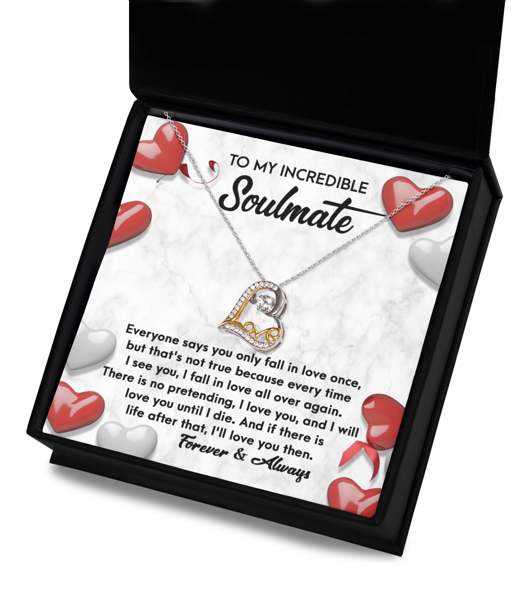 To My Incredible Soulmate | Love You Then | Love Dancing Necklace