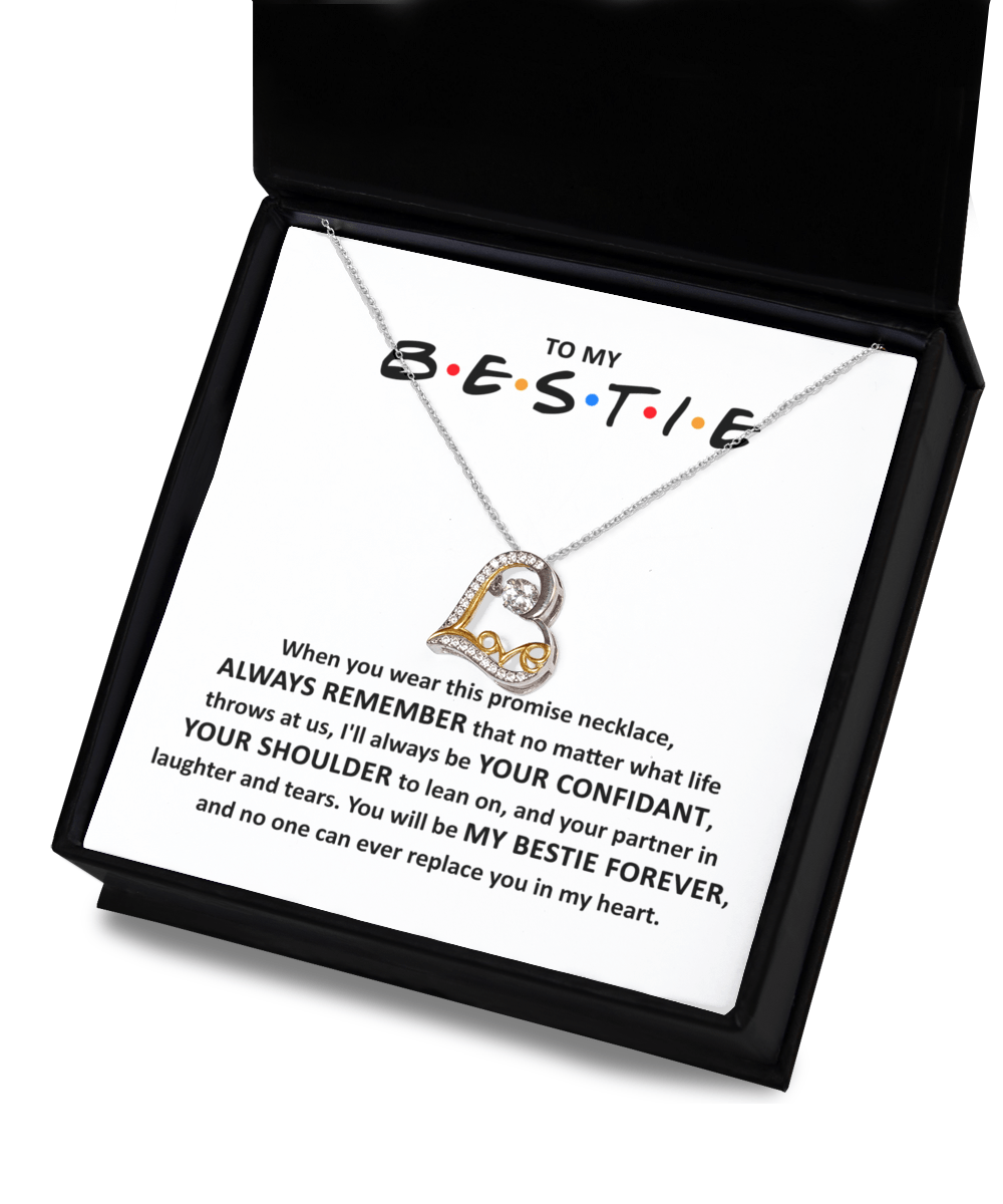 To My Bestie | Promise Love Dancing Necklace