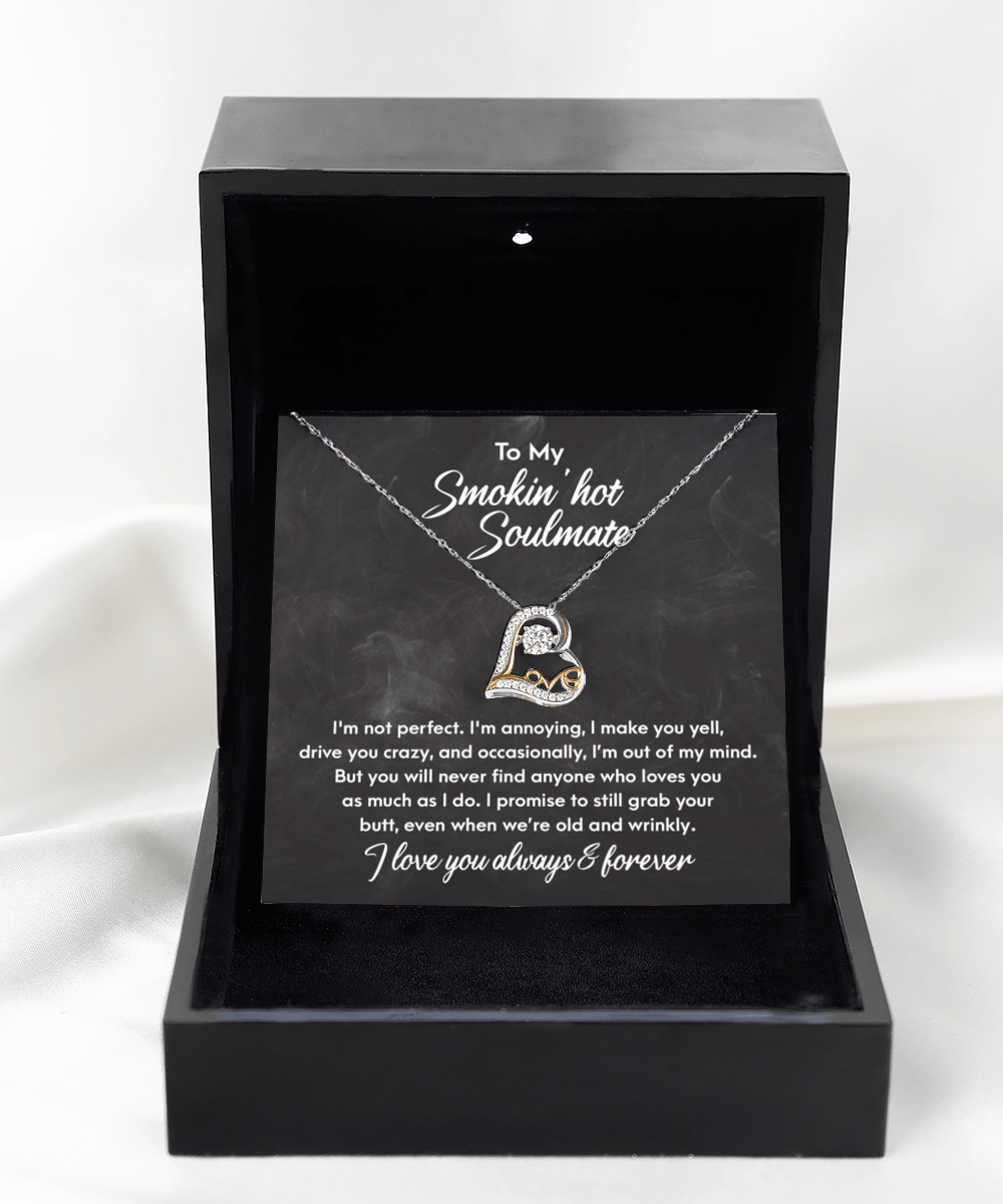 To My Smokin'Hot Soulmate | As I Do | Love Dancing Necklace