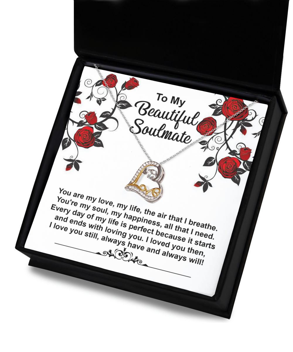 To My Beautiful Soulmate | My Soul | Love Dancing Necklace