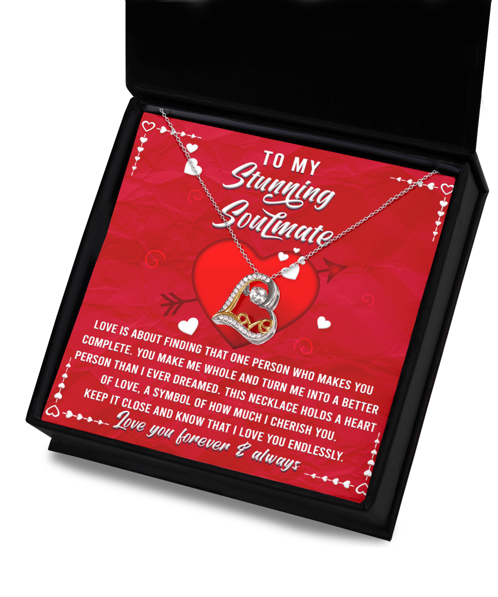 To My Stunning Soulmate | That One Person | Love Dancing Necklace