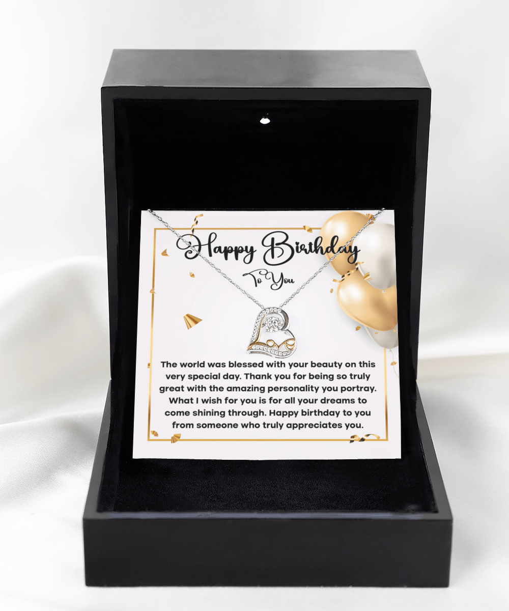 Happy Birthday To You | Love Dancing Necklace