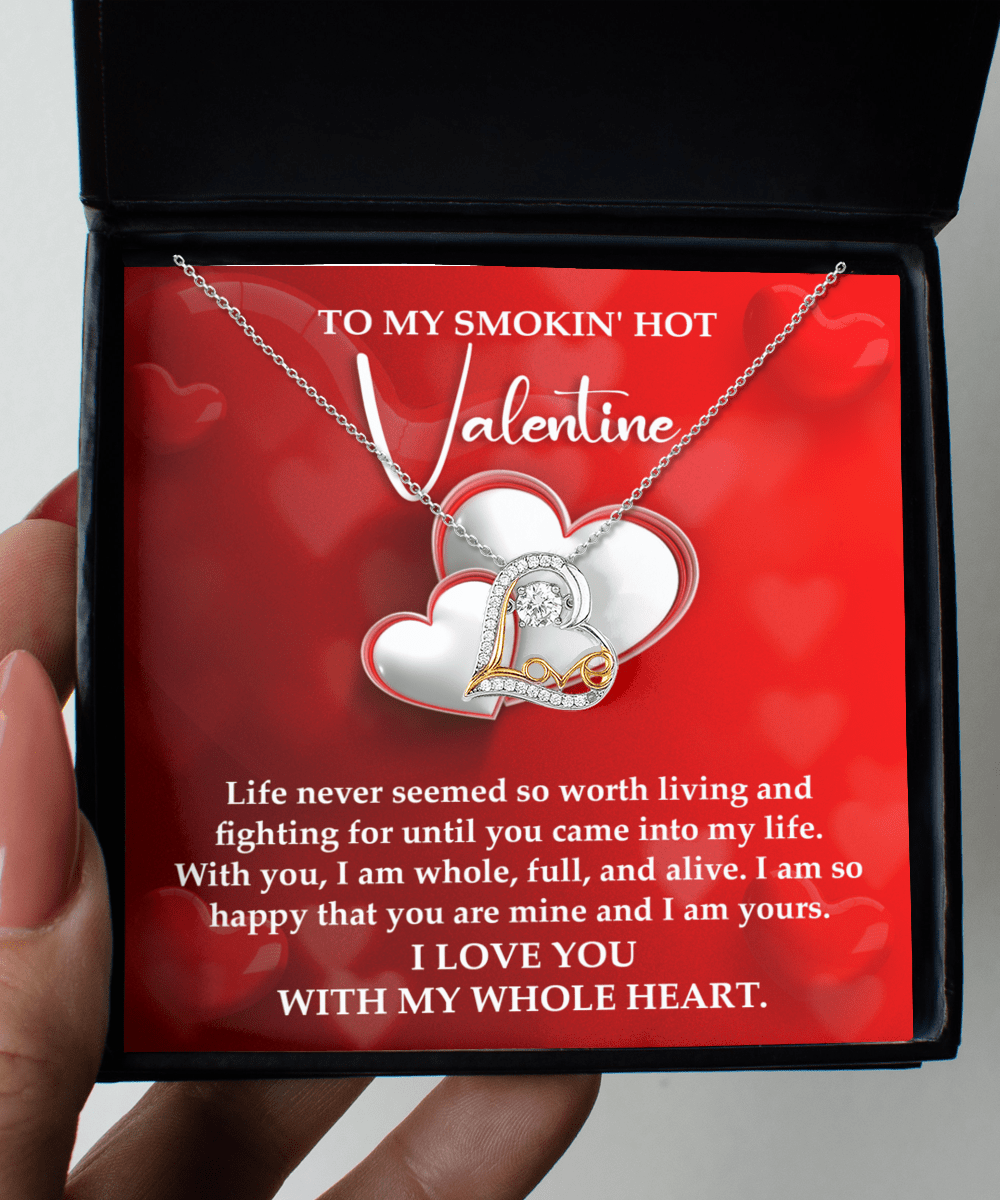 To My Smoking' Hot Valentine | Love Dancing Necklace