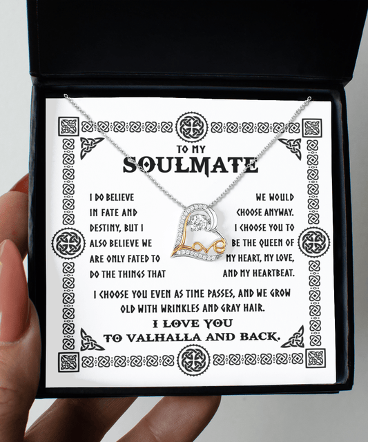 To My Soulmate - Grey Hair | Love Dancing Necklace