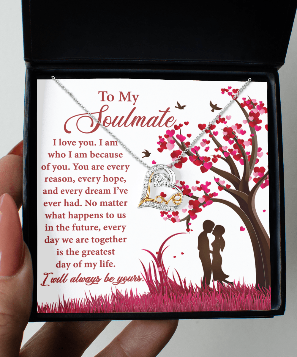 To My Soulmate | Greatest Day | Love Dancing Necklace